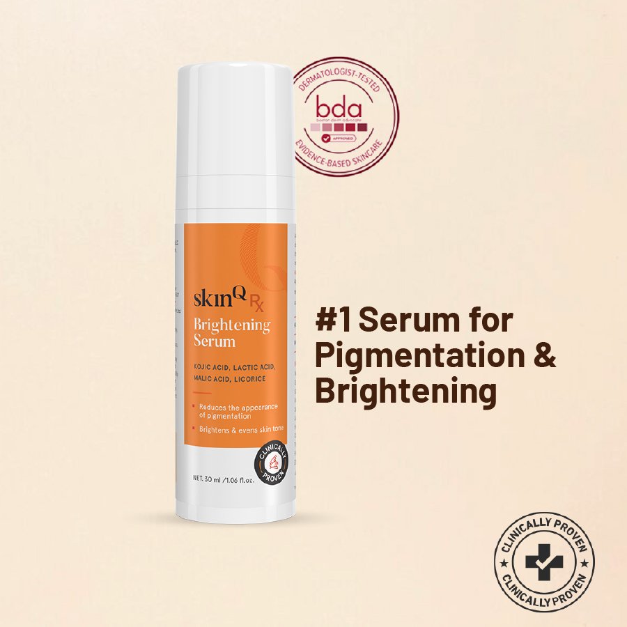 Brightening Serum 30ml for Glowing Skin : Clears Pigmentation & Dark Circles