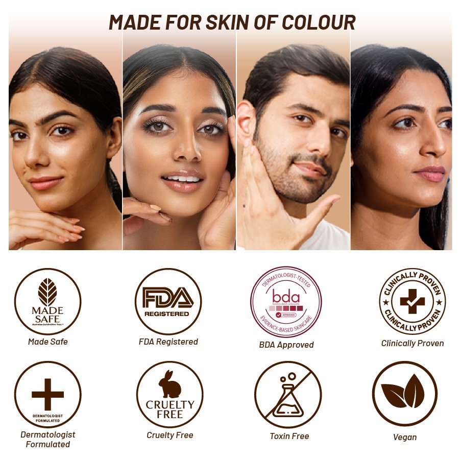 Brightening Serum 30ml for Glowing Skin : Clears Pigmentation & Dark Circles