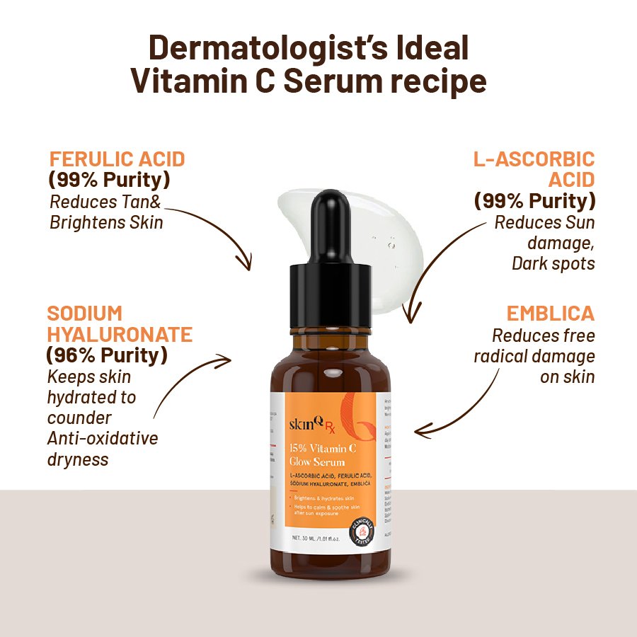 15% Vitamin C Glow Serum 20 ml for Face & Neck